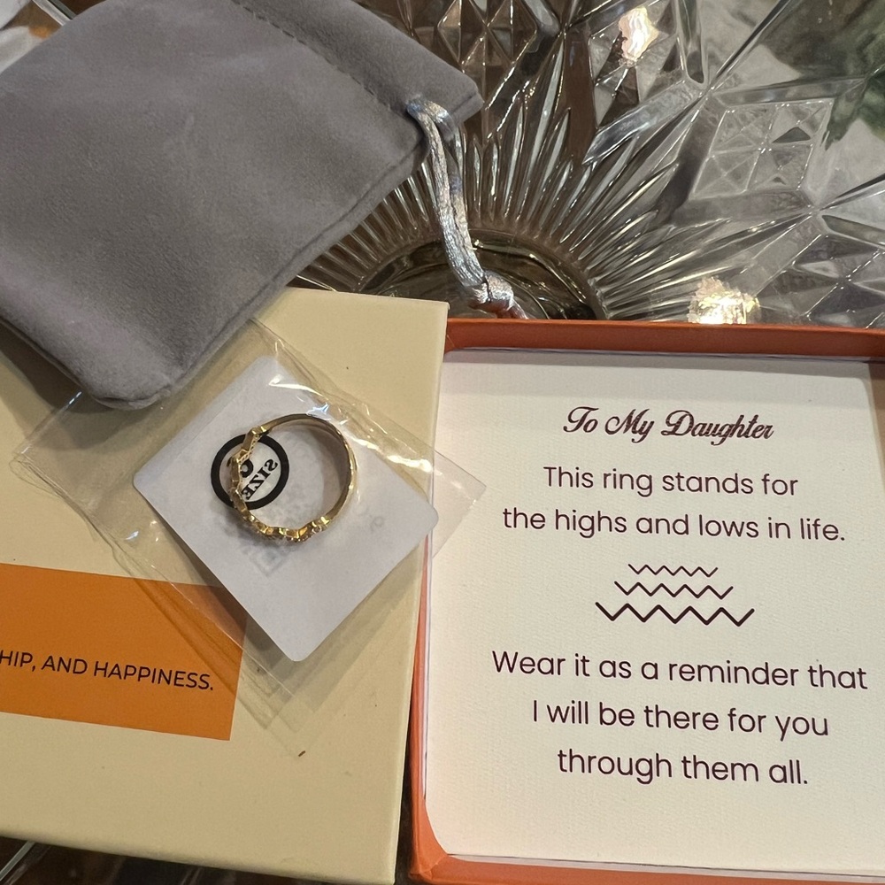To My Daughter High and Lows ring